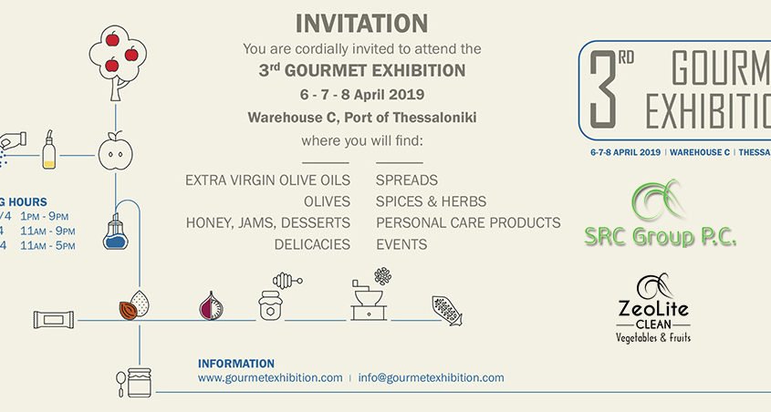 Invitation to 3rd Gourmet Exhibition / SRC – Zeoliteclean